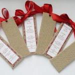 Burlap And Paisley Bookmark The Date Bookmarkers -..